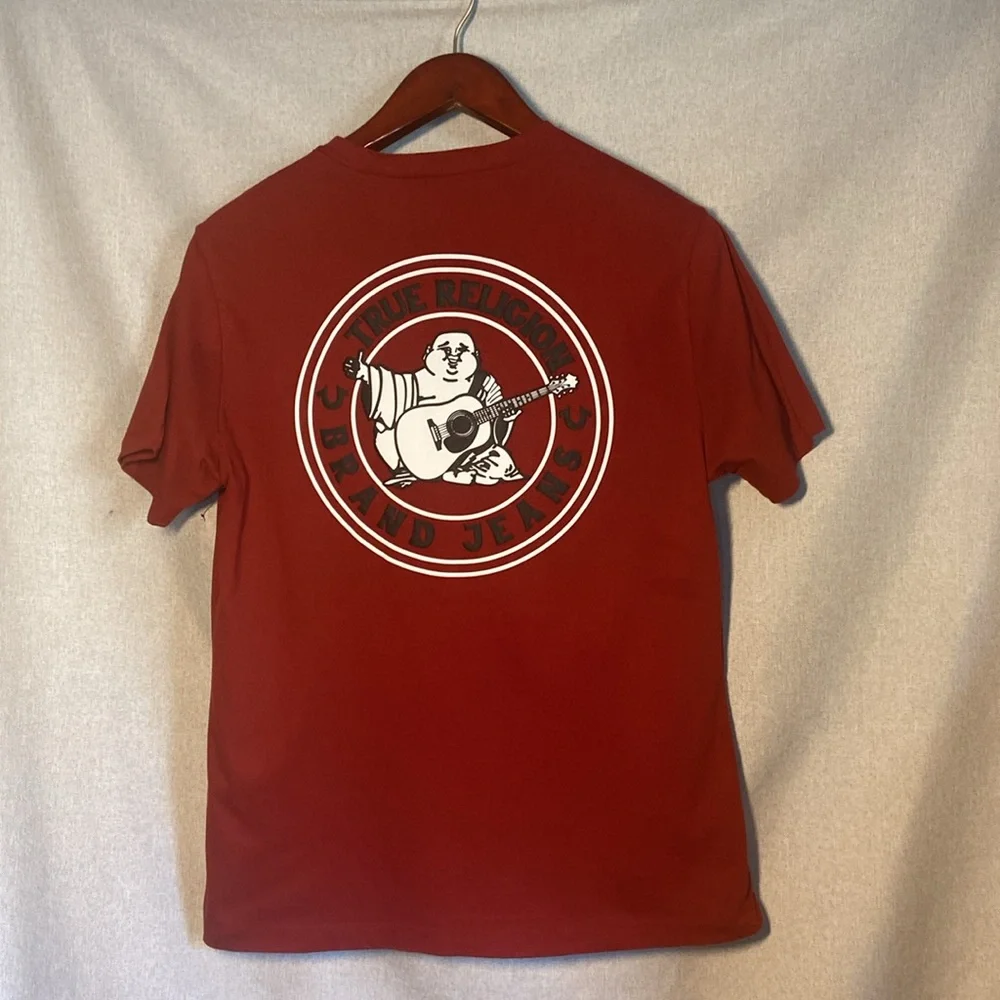 TRUE RELIGION | Red Men's T-shirt Size XL